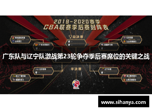 广东队与辽宁队激战第23轮争夺季后赛席位的关键之战